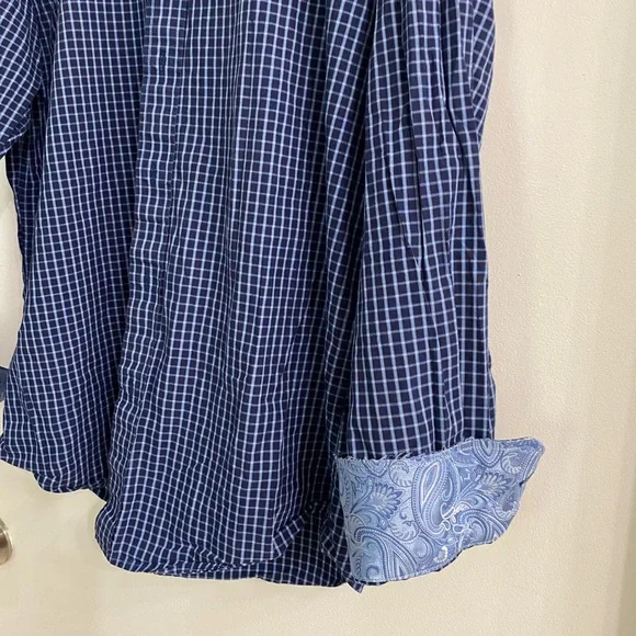 Men’s Bristol & Bull long sleeve button down shirt size large - Picture 2 of 5